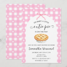 Pink Coquette Cutie Pie Baby Shower