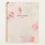 Pink & Coral Abstrakt floral Art Goal Planner Planer<br><div class="desc">Dieses abstrakte, handbemalte Design ermöglicht die Individualisierung des Textes und seine Verwendung zu jedem Zweck (Zielsetzung, Produktivität, Aufgabenliste, Projekt-Planer für Schule / Unternehmen, etc.). In meinem Zazzle-Shop von Eunmee sind weitere einzigartige Geschenke oder Geschenke erhältlich.</div>