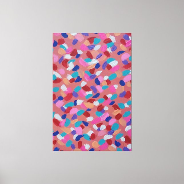Pink Cotton Candy Leinwanddruck (Vorderseite)