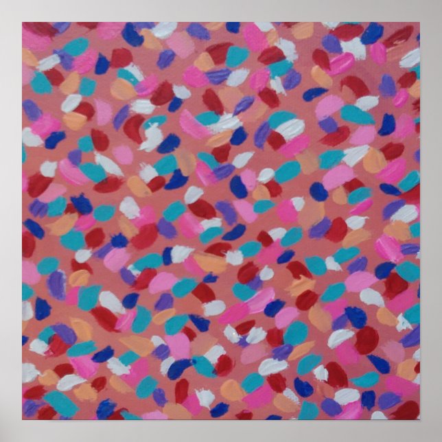 Pink Cotton Candy Poster (Vorne)