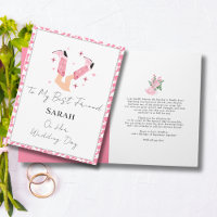 Pink Cowboy Boots & Bubbly Gratulationen Braut