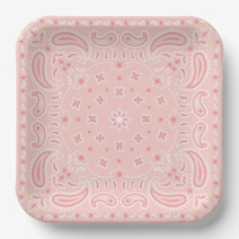 Pink Cowgirl | Bandana Pappteller