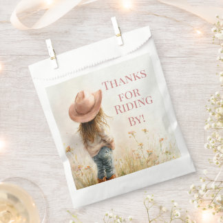 Pink Cowgirl Birthday | Farm Theme 1st  Geschenktütchen