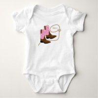 Pink Cowgirl Boots & Lasso Rope, Personalisiert