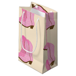 Pink Cowgirl Cowboy Boots Country Texas Ranch Kleine Geschenktüte