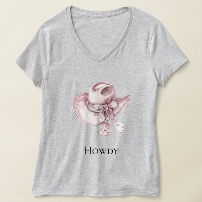 Pink Cowgirl Hat T-Shirt (Ablage )