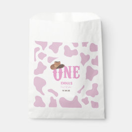 Pink Cowgirl ONE First Rodeo 1st Birthday Party Geschenktütchen