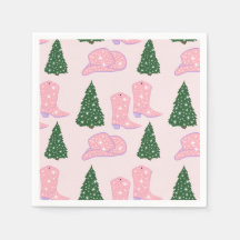 Pink Cowgirl Rodeo Hat Weihnachtsbaum