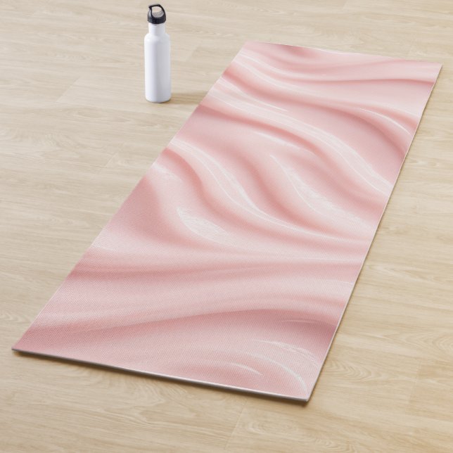 Pink Cream Abstract Design Yogamatte (Beispiel)