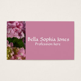 Pink Cream Hydrangeas gelb rosa grüne Blüte