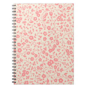 Pink Creepers Florales Design Notizblock