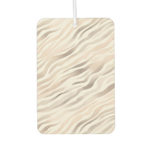 Pink Creme Beige Zebra Tierdruck Autolufterfrischer