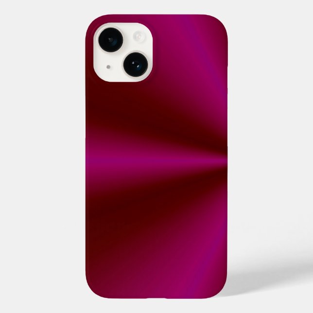 Pink Crimson Red Rainbow Case-Mate iPhone 14 Hülle (Rückseite)