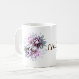 Pink Crocus Blume Kaffeetasse