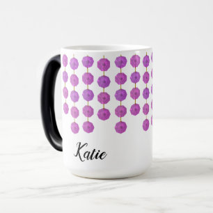 Pink Crystal Strands - Personalisierte Mug Verwandlungstasse