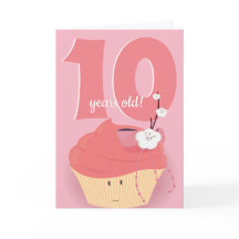 Pink Cupcake Birthday | Geburtskarte