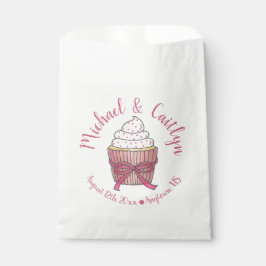 Pink Cupcake Brautparty Hochzeit Verlobung Geschenktütchen