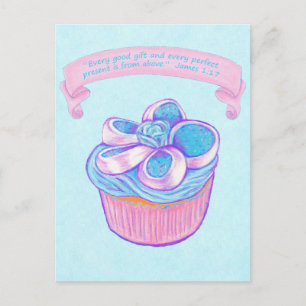 Pink Cupcake~Good Cadeau Écriture Carte postale