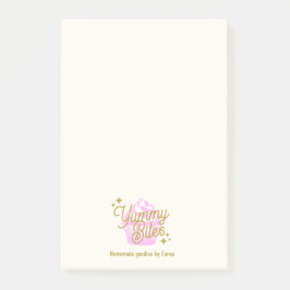Pink Cupcake Post-it Klebezettel
