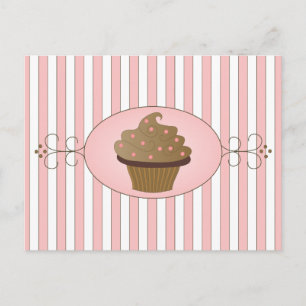 Pink Cupcake Postkarte