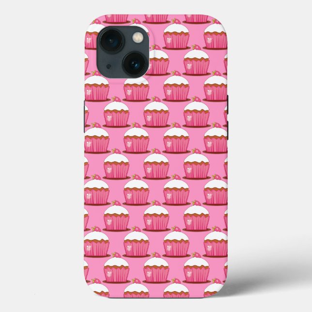 Pink Cupcakes TelefonCase Case-Mate iPhone Hülle (Rückseite)
