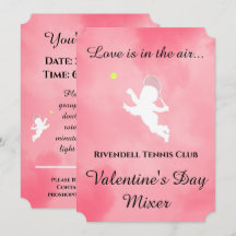 Pink Cupid Tennisspieler Event