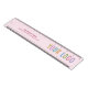 Pink Custom Acrylic Ruler mit Logo-Werbung