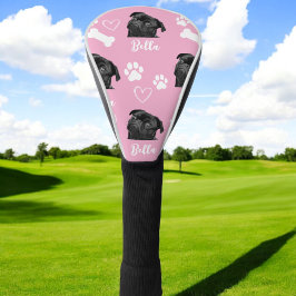 Pink Custom Pet Hund Foto Personalisiert Golf Headcover