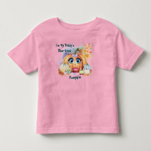 Pink Daddy's Kürbis Herbst Schmetterlinge Nebel Mä Kleinkind T-shirt