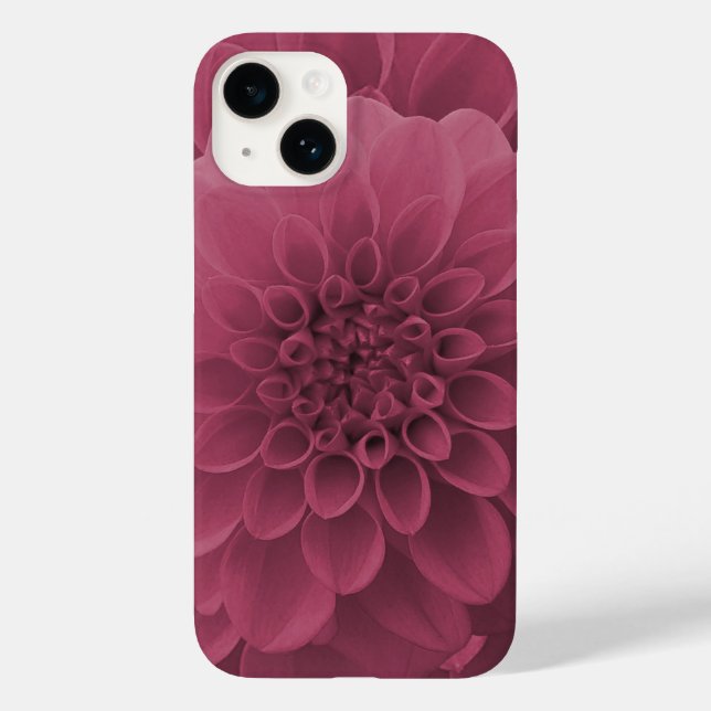 Pink Dahlia Case-Mate iPhone 14 Hülle (Rückseite)