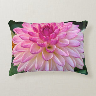 Pink Dahlia Throw Kissen