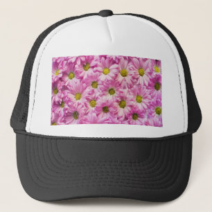 Pink Daises Truckerkappe