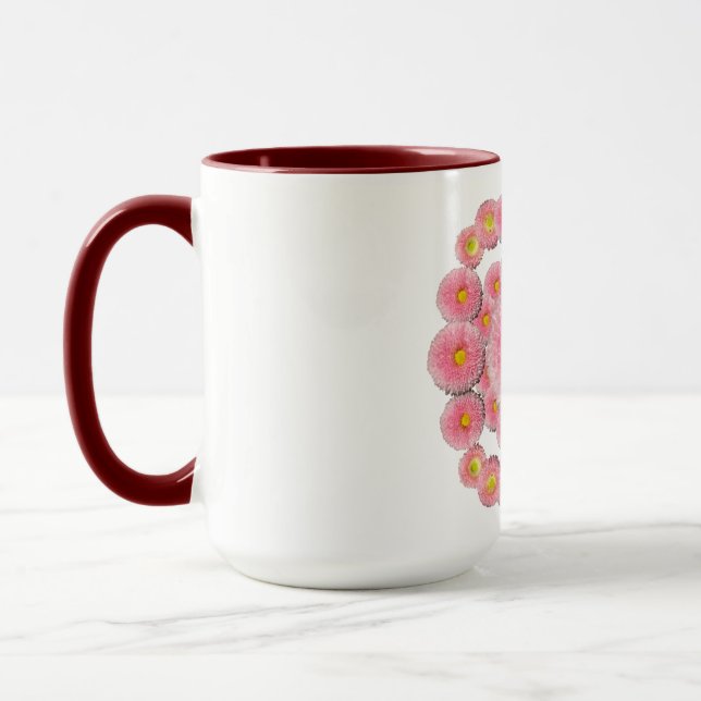 Pink Daisies Combo-Tasse Tasse (Links)
