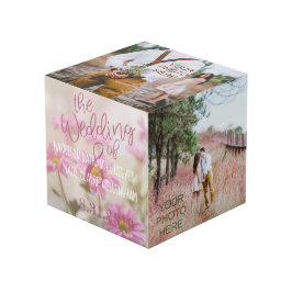 Pink Daisies Foto Cube Romantische Blume Würfel