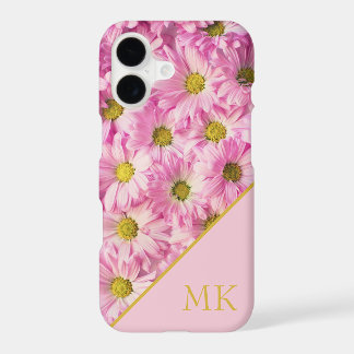 Pink Daisies Monogram