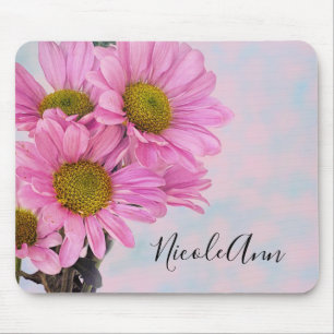 Pink Daisies Mousepad