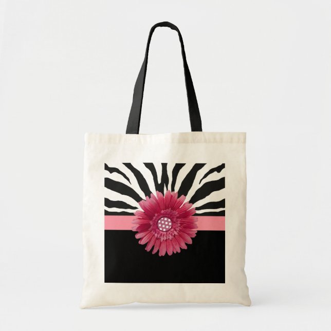 Pink Daisy 1 Tragetasche (Vorne)