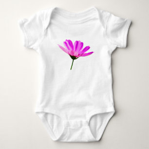 Pink Daisy Baby Strampler