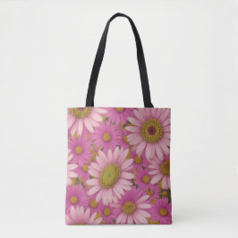 Pink Daisy Blume Tasche