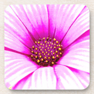 Pink Daisy Blume Untersetzer
