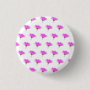 Pink Daisy Button