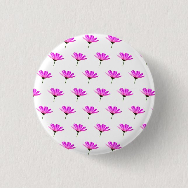 Pink Daisy Button (Vorderseite)