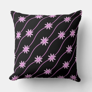 Pink Daisy Chain Blumenmuster Kissen Kissen