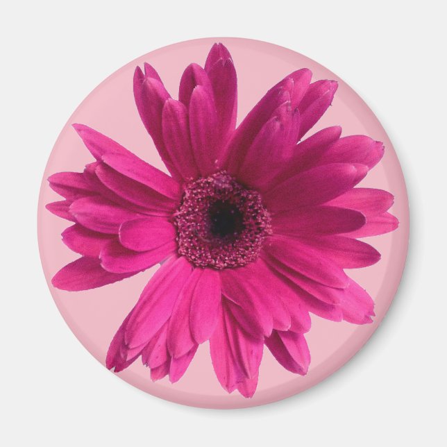 Pink Daisy emoji Magnet (Vorne)