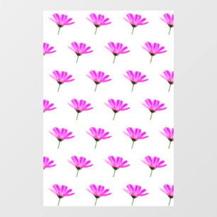 Pink Daisy Fensteraufkleber