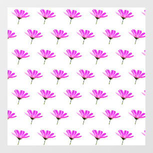 Pink Daisy Fensteraufkleber