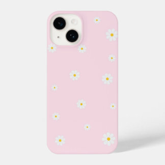 Pink Daisy Floral iPhone Case – Cute Spring Design 14 Hülle