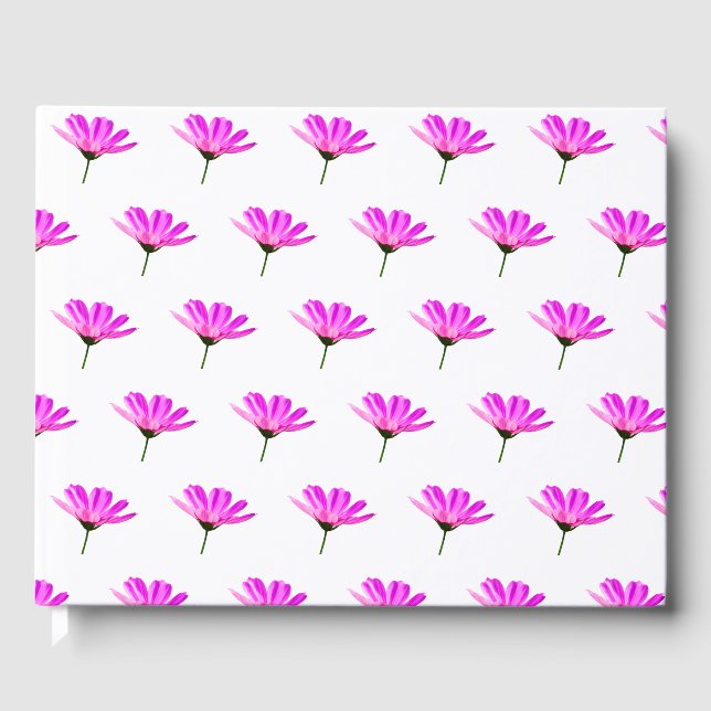 Pink Daisy Gästebuch (Vorderseite)