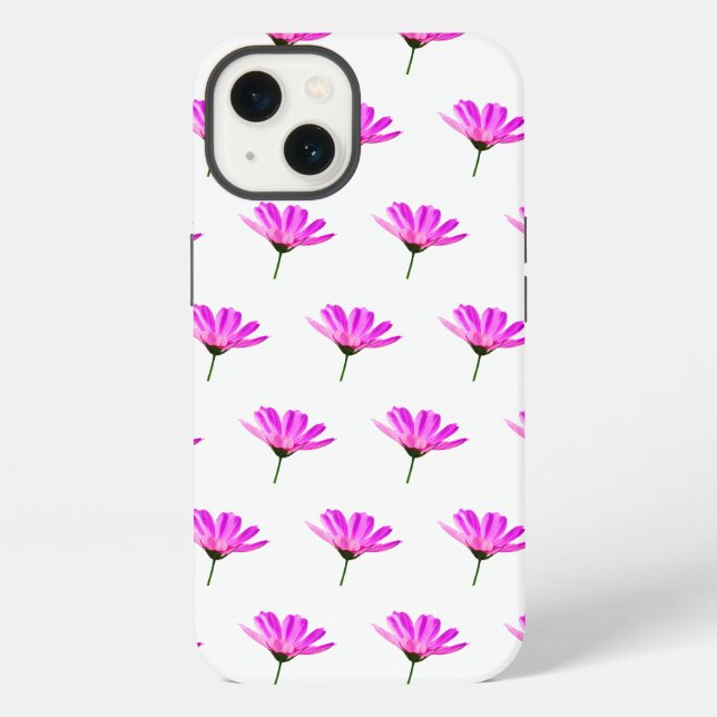 Pink Daisy iPhone Hülle (Rückseite)