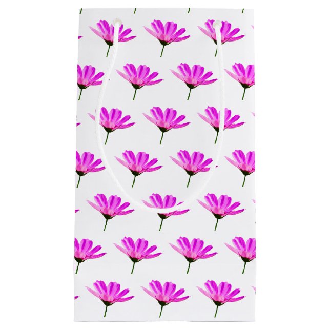 Pink Daisy Kleine Geschenktüte (Vorderseite)